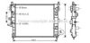 AVA QUALITY COOLING MS2331 Radiator, engine cooling